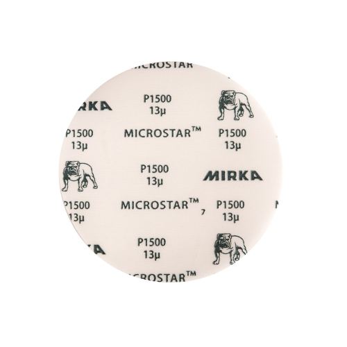 MIRKA Exzenter-Schleifscheiben Microstar Ø150 mm GRIP ungelocht P 1500 50 Stück