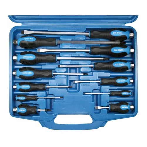 SWSTAHL screwdriver set, impact-resistant, slotted + cross, 12 pieces S7891