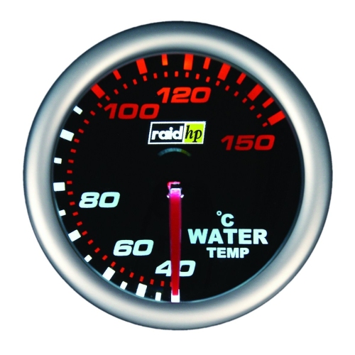 Rdi 660,244 Raid Hp water temperature gauge 40-150 ° C Night Flight, 52mm