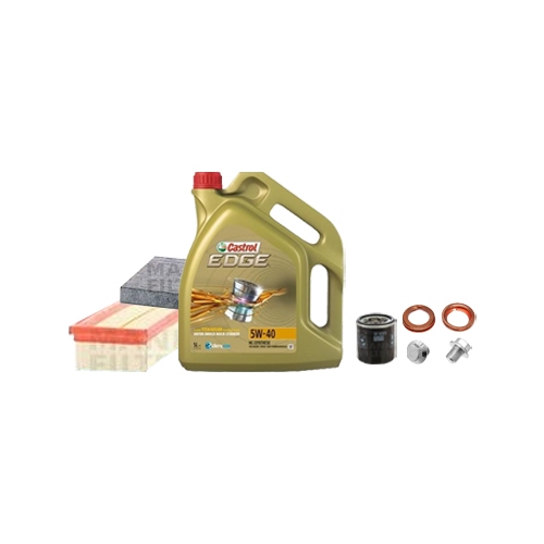 Inspection kit oil filter, air filter and cabin filter + engine oil 5l 5W-40