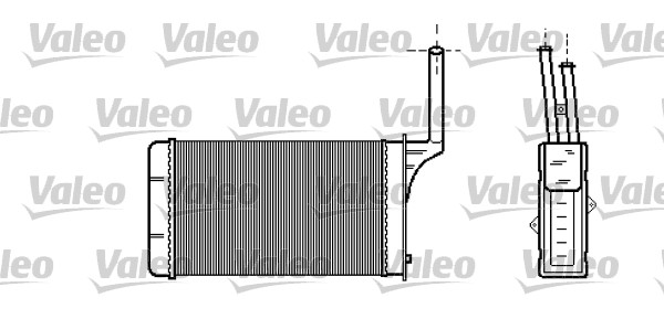 1 Heat Exchanger, interior heating VALEO 812114