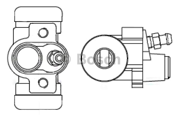 1 Wheel Brake Cylinder BOSCH F 026 002 384 SUZUKI