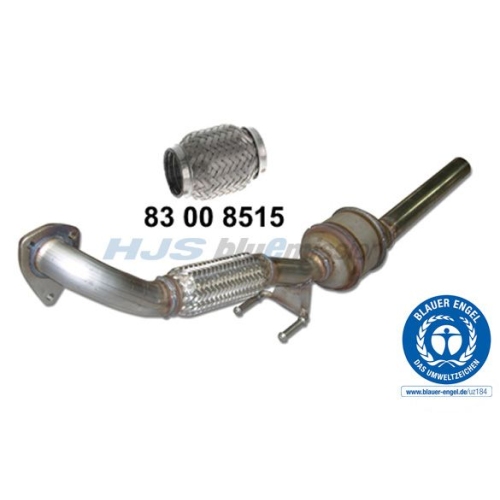 1 Catalytic Converter HJS 96 11 3061 with the ecolabel "Blue Angel" AUDI SEAT VW