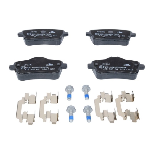 1 Brake Pad Set, disc brake ATE 13.0470-2782.2 ATE Ceramic MERCEDES-BENZ