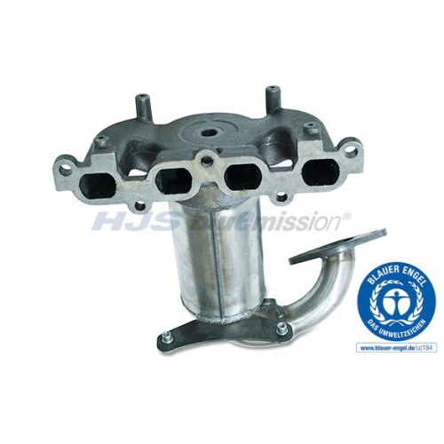 1 Catalytic Converter HJS 96 15 4065 with the ecolabel "Blue Angel" FORD MAZDA