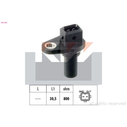 Drehzahlsensor, Automatikgetriebe KW 453 028 Made in Italy - OE Equivalent AUDI