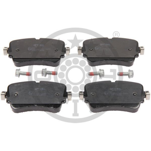 4 Brake Pad Set, disc brake OPTIMAL BP-12670 AUDI VW