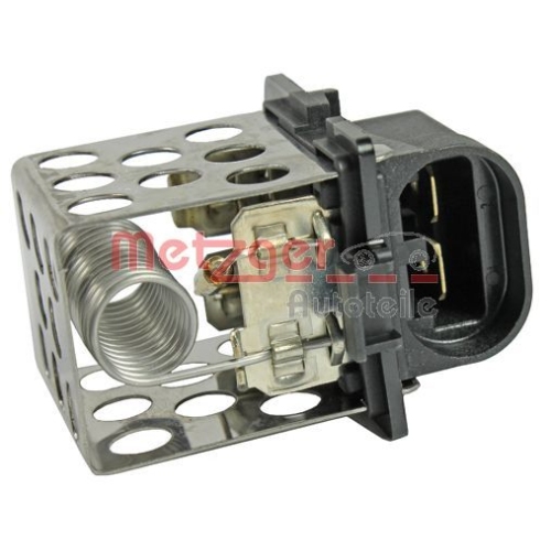 1 Series resistor, electric motor (radiator fan) METZGER 0917132 OE-part OPEL