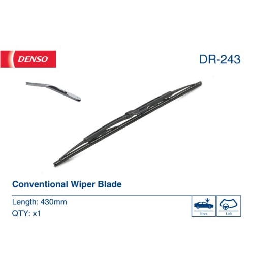 1 Wiper Blade DENSO DR-243