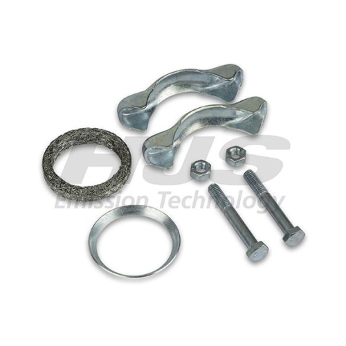 1 Mounting Kit, exhaust pipe HJS 82 11 1000 VW