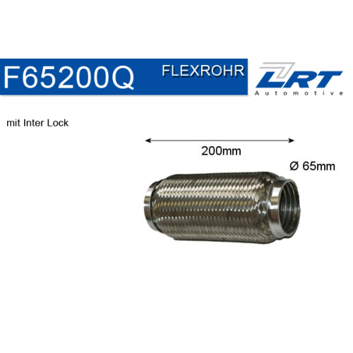 1 Flexible Pipe, exhaust system LRT F65200Q