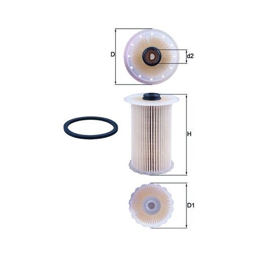 1 Fuel Filter MAHLE KX 229D FORD