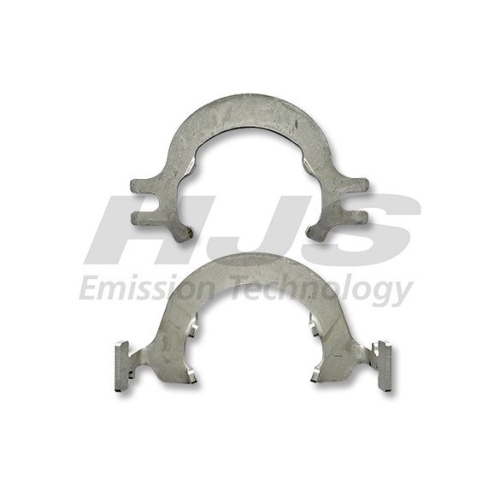 1 Clamping Piece Set, exhaust system HJS 82 13 2838 MERCEDES-BENZ
