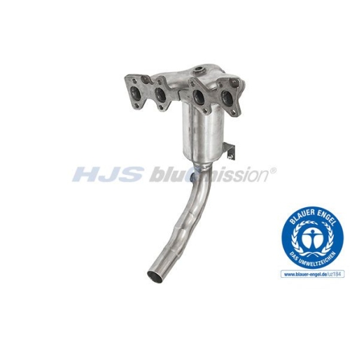 1 Catalytic Converter HJS 96 32 4053 with the ecolabel "Blue Angel" FIAT
