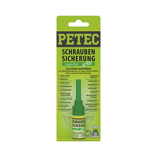 PETEC Schraubensicherung Buchsenkleber Lagerkleber Superfest 5 gramm 93005