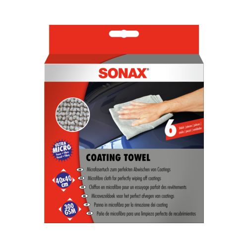 6 Cleaning Cloth SONAX 04511000 Coating Towel