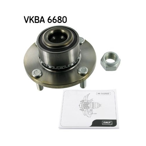 1 Wheel Bearing Kit SKF VKBA 6680