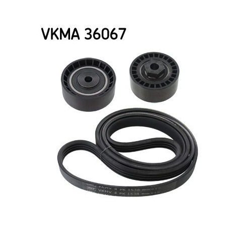 1 V-Ribbed Belt Set SKF VKMA 36067 NISSAN PEUGEOT RENAULT DACIA