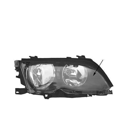 1 Headlight VAN WEZEL 0649962 BMW