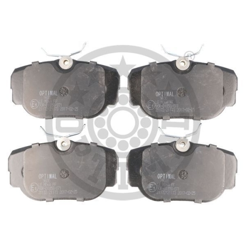 4 Brake Pad Set, disc brake OPTIMAL BP-09600 BMW