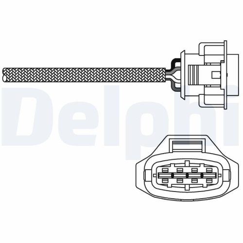 1 Lambda Sensor DELPHI ES10790-12B1 OPEL VAUXHALL GENERAL MOTORS