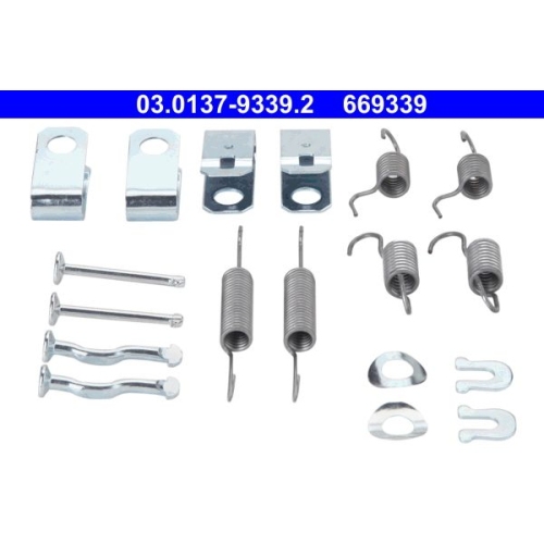 1 Accessory Kit, parking brake shoes ATE 03.0137-9339.2