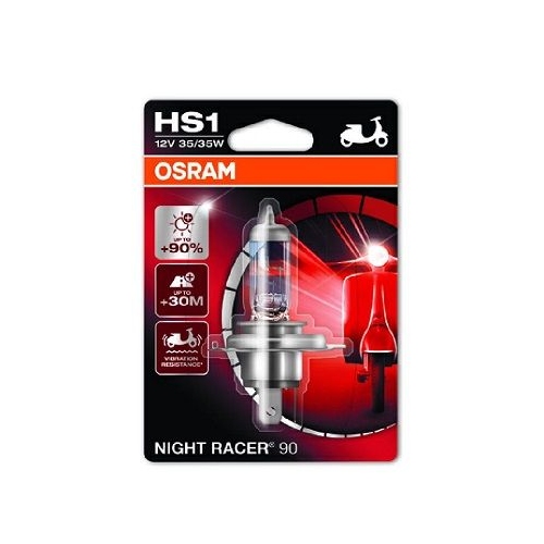 1 Bulb, headlight ams-OSRAM 64185NR9-01B NIGHT RACER 90