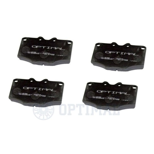 4 Brake Pad Set, disc brake OPTIMAL BP-09268 TOYOTA