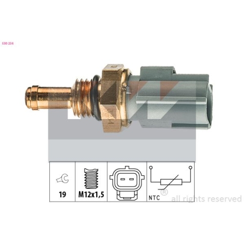 1 Sensor, fuel temperature KW 530 234 Made in Italy - OE Equivalent FORD JAGUAR