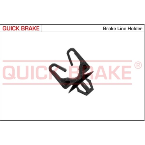 1 Holder, brake line QUICK BRAKE XB
