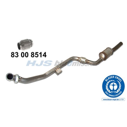 1 Catalytic Converter HJS 96 13 3010 with the ecolabel "Blue Angel"