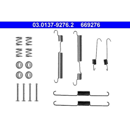 1 Accessory Kit, brake shoes ATE 03.0137-9276.2