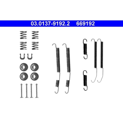 1 Accessory Kit, brake shoes ATE 03.0137-9192.2