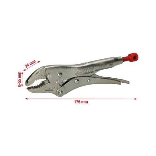 KS TOOLS Self grip wrench, 175mm 115.1032