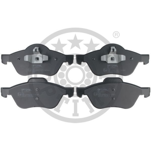 4 Brake Pad Set, disc brake OPTIMAL BP-12503 RENAULT