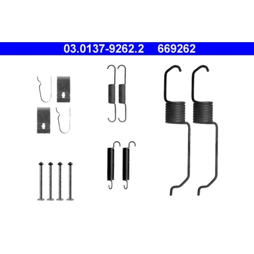 1 Accessory Kit, brake shoes ATE 03.0137-9262.2