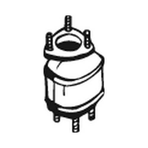 1 Catalytic Converter BOSAL 090-476 CHEVROLET DAEWOO