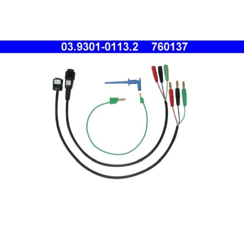 1 Cable Set, tester wheel sensor ATE 03.9301-0113.2