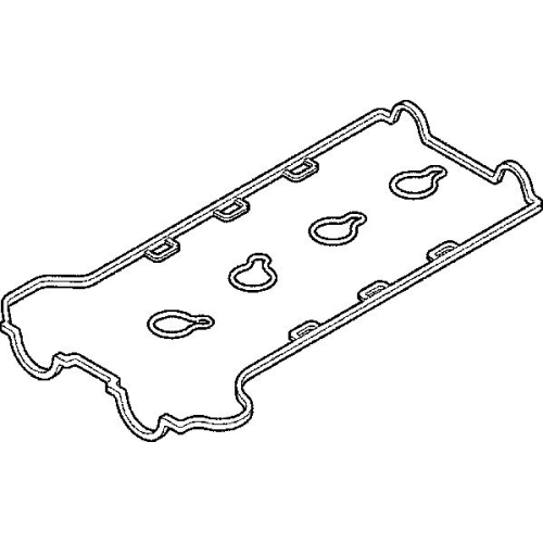 1 Gasket Set, cylinder head cover ELRING 068.081 OPEL