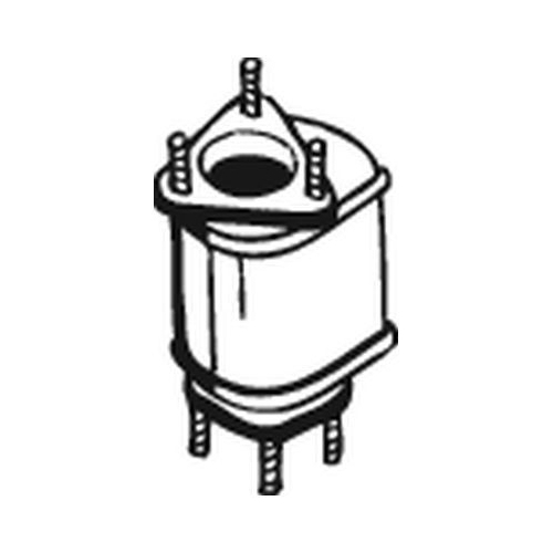1 Catalytic Converter BOSAL 090-039 CHEVROLET DAEWOO
