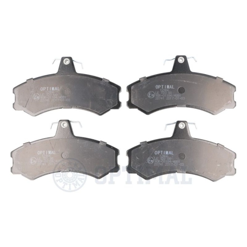 4 Brake Pad Set, disc brake OPTIMAL BP-12466 IVECO