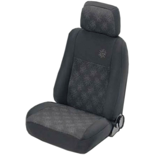SCHOENEK 12500400091 front seat cover emerald, black, size 400, 2 pieces