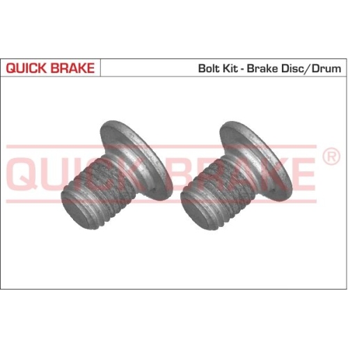 2 Screw Set, brake disc QUICK BRAKE 11661K MERCEDES-BENZ VW MAYBACH