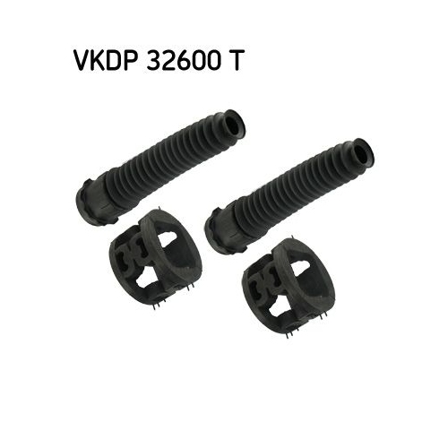 2 Dust Cover Kit, shock absorber SKF VKDP 32600 T Twin Pack RENAULT