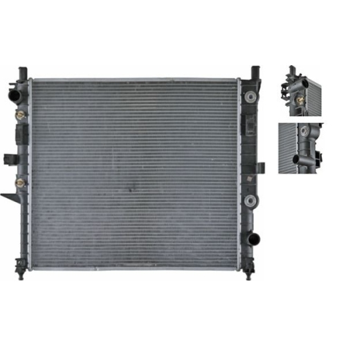 1 Radiator, engine cooling MAHLE CR 553 000S BEHR MERCEDES-BENZ