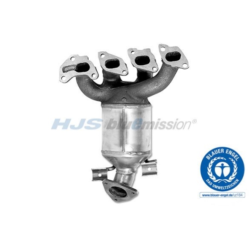 1 Catalytic Converter HJS 96 14 4087 with the ecolabel "Blue Angel" OPEL