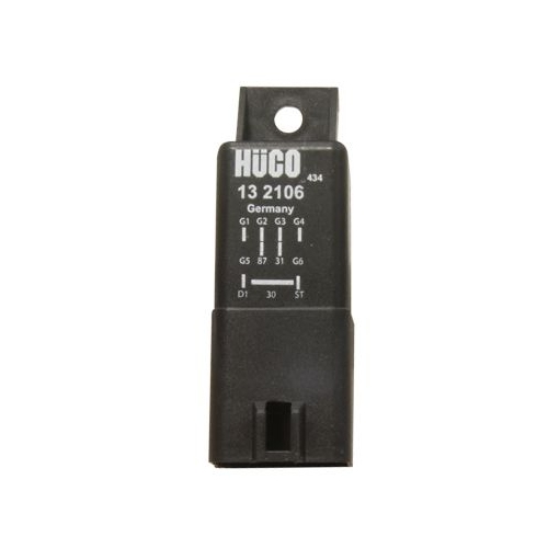 1 Relay, glow plug system HITACHI 132106 Hueco CHRYSLER DODGE VAG JEEP