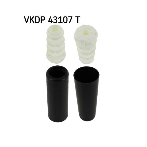 2 Dust Cover Kit, shock absorber SKF VKDP 43107 T Twin Pack SEAT VW