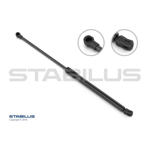 1 Gas Spring, boot-/cargo area STABILUS 7628LW // LIFT-O-MAT® VW