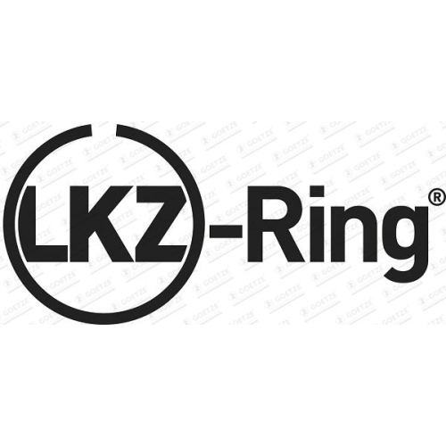 1 Piston Ring Kit GOETZE ENGINE 08-442900-00 LKZ-Ring® PEUGEOT